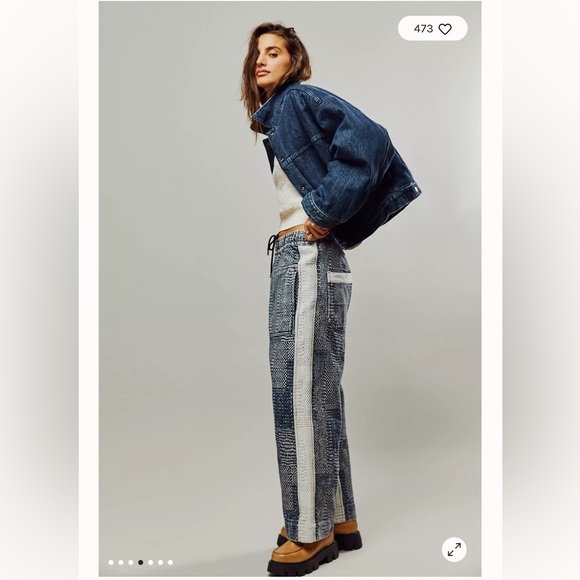 Free People We The Free Misfit Boro Harem Jeans - Picture 5 of 10